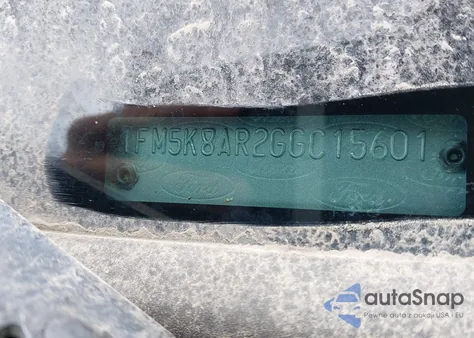 2016 Ford Police Interceptor from USA, damaged, VIN 1FM5K8AR2GGC15601